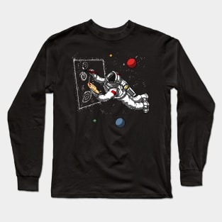 Space Astronaut Painter Long Sleeve T-Shirt